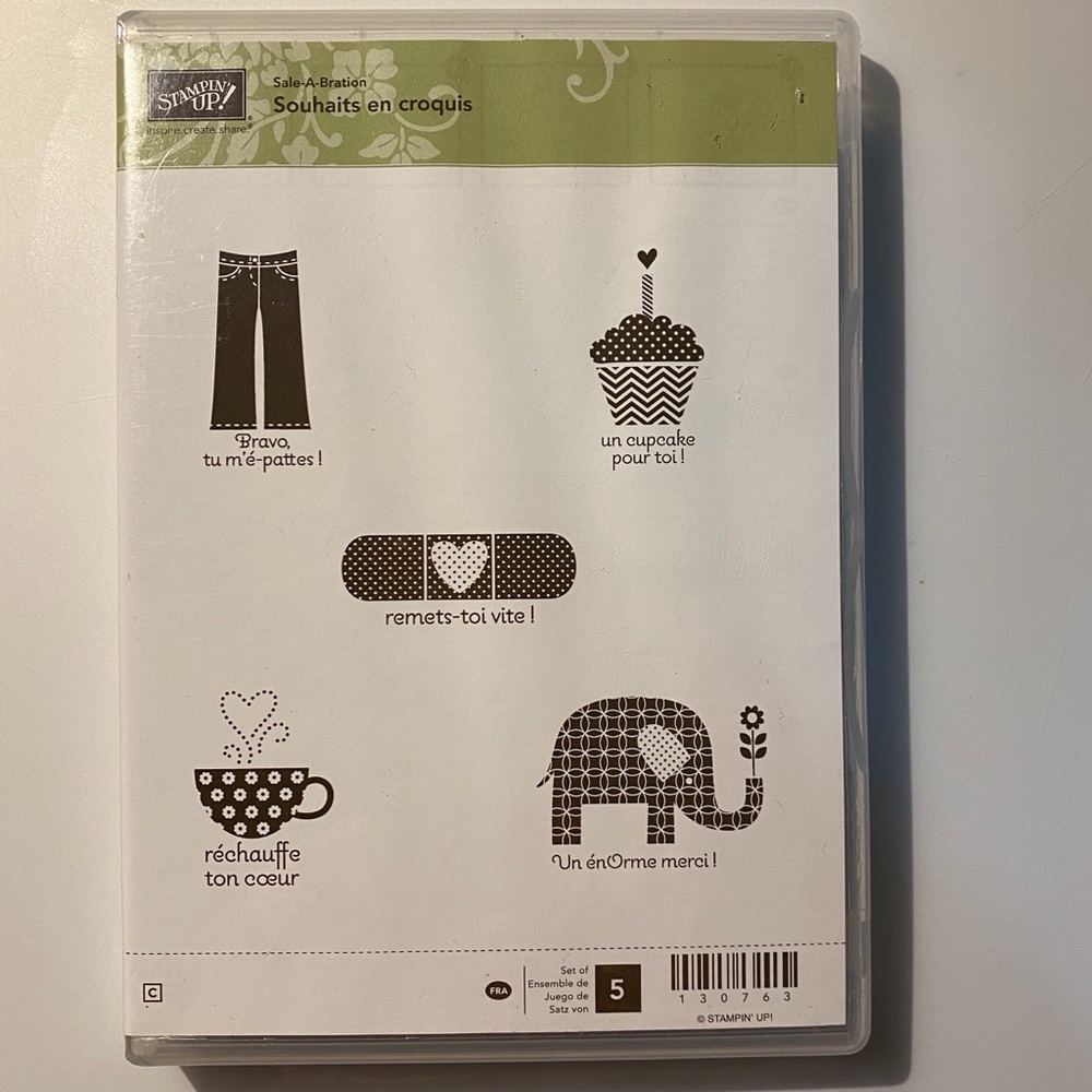 🍒 Stampin’ Up! 🍒 « Souhaits en Croquis » Stamps Set